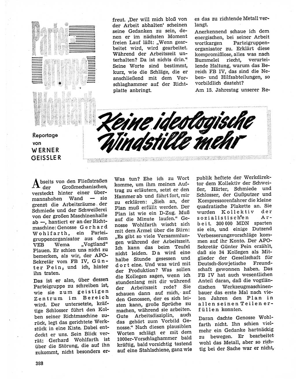 Neuer Weg (NW), Organ des Zentralkomitees (ZK) der SED (Sozialistische Einheitspartei Deutschlands) für Fragen des Parteilebens, 20. Jahrgang [Deutsche Demokratische Republik (DDR)] 1965, Seite 372 (NW ZK SED DDR 1965, S. 372)