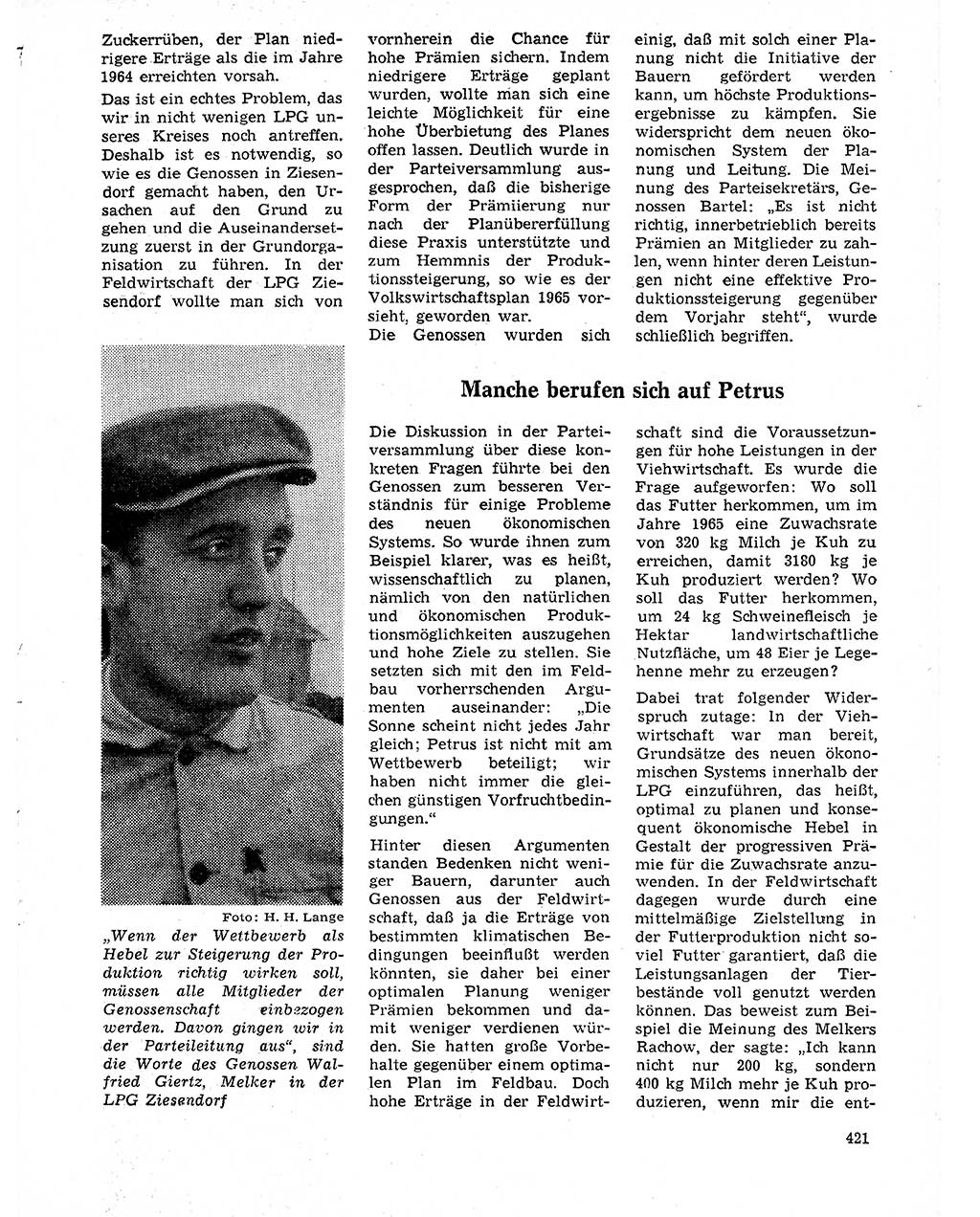Neuer Weg (NW), Organ des Zentralkomitees (ZK) der SED (Sozialistische Einheitspartei Deutschlands) für Fragen des Parteilebens, 20. Jahrgang [Deutsche Demokratische Republik (DDR)] 1965, Seite 405 (NW ZK SED DDR 1965, S. 405)