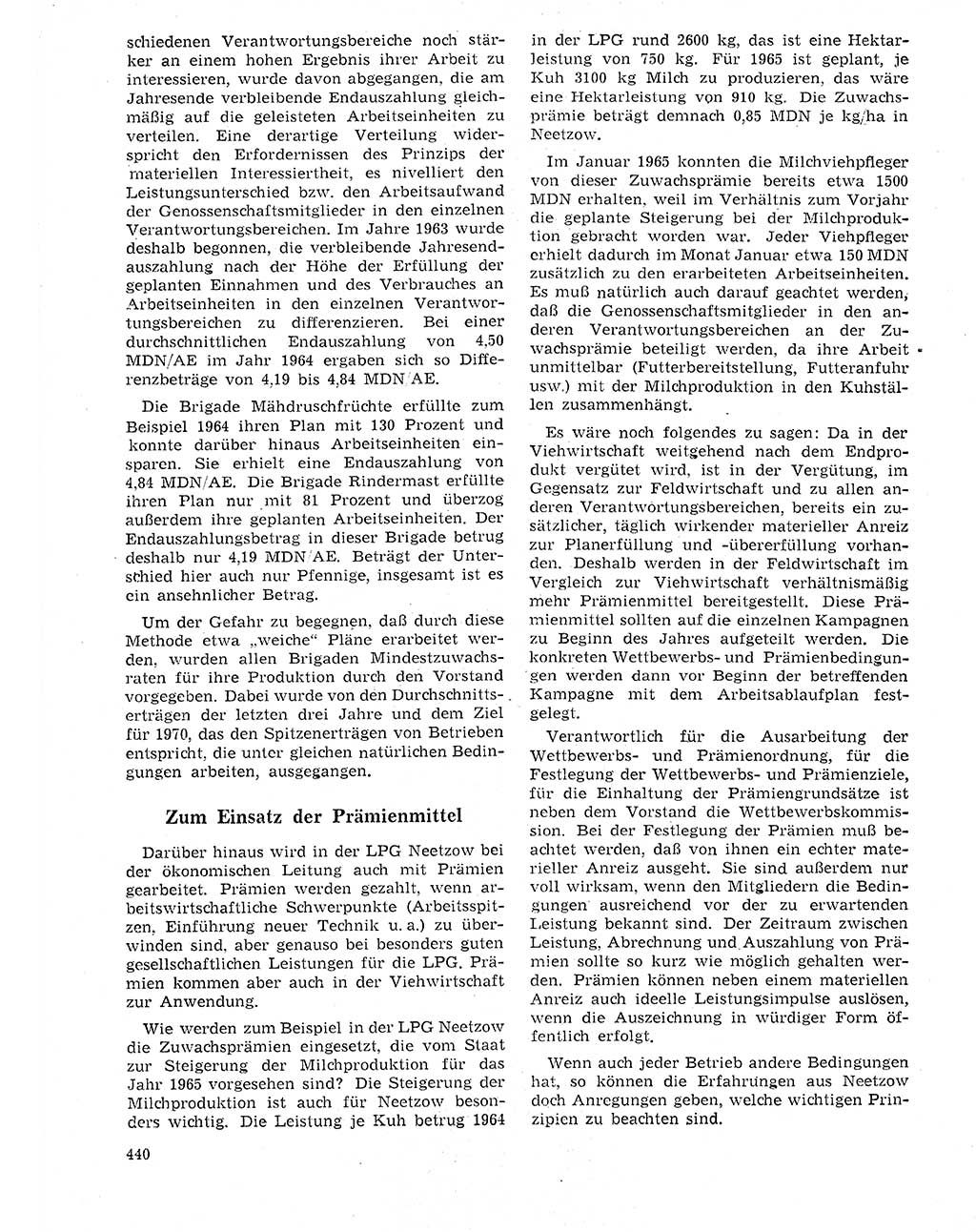 Neuer Weg (NW), Organ des Zentralkomitees (ZK) der SED (Sozialistische Einheitspartei Deutschlands) für Fragen des Parteilebens, 20. Jahrgang [Deutsche Demokratische Republik (DDR)] 1965, Seite 424 (NW ZK SED DDR 1965, S. 424)