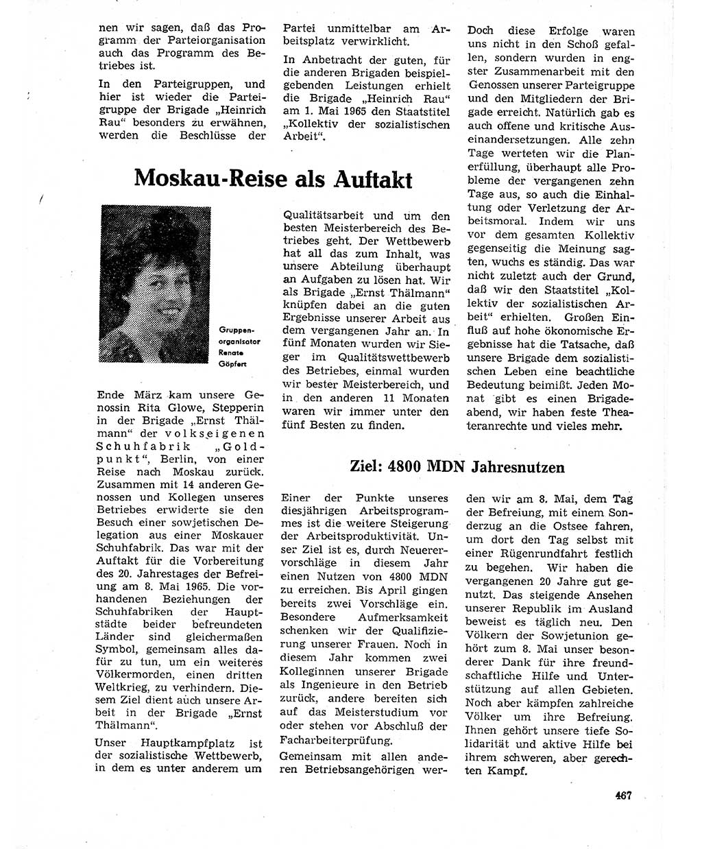 Neuer Weg (NW), Organ des Zentralkomitees (ZK) der SED (Sozialistische Einheitspartei Deutschlands) für Fragen des Parteilebens, 20. Jahrgang [Deutsche Demokratische Republik (DDR)] 1965, Seite 451 (NW ZK SED DDR 1965, S. 451)