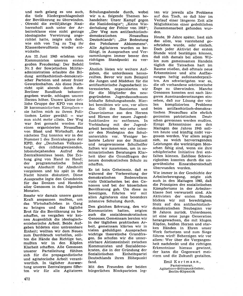 Neuer Weg (NW), Organ des Zentralkomitees (ZK) der SED (Sozialistische Einheitspartei Deutschlands) für Fragen des Parteilebens, 20. Jahrgang [Deutsche Demokratische Republik (DDR)] 1965, Seite 456 (NW ZK SED DDR 1965, S. 456)