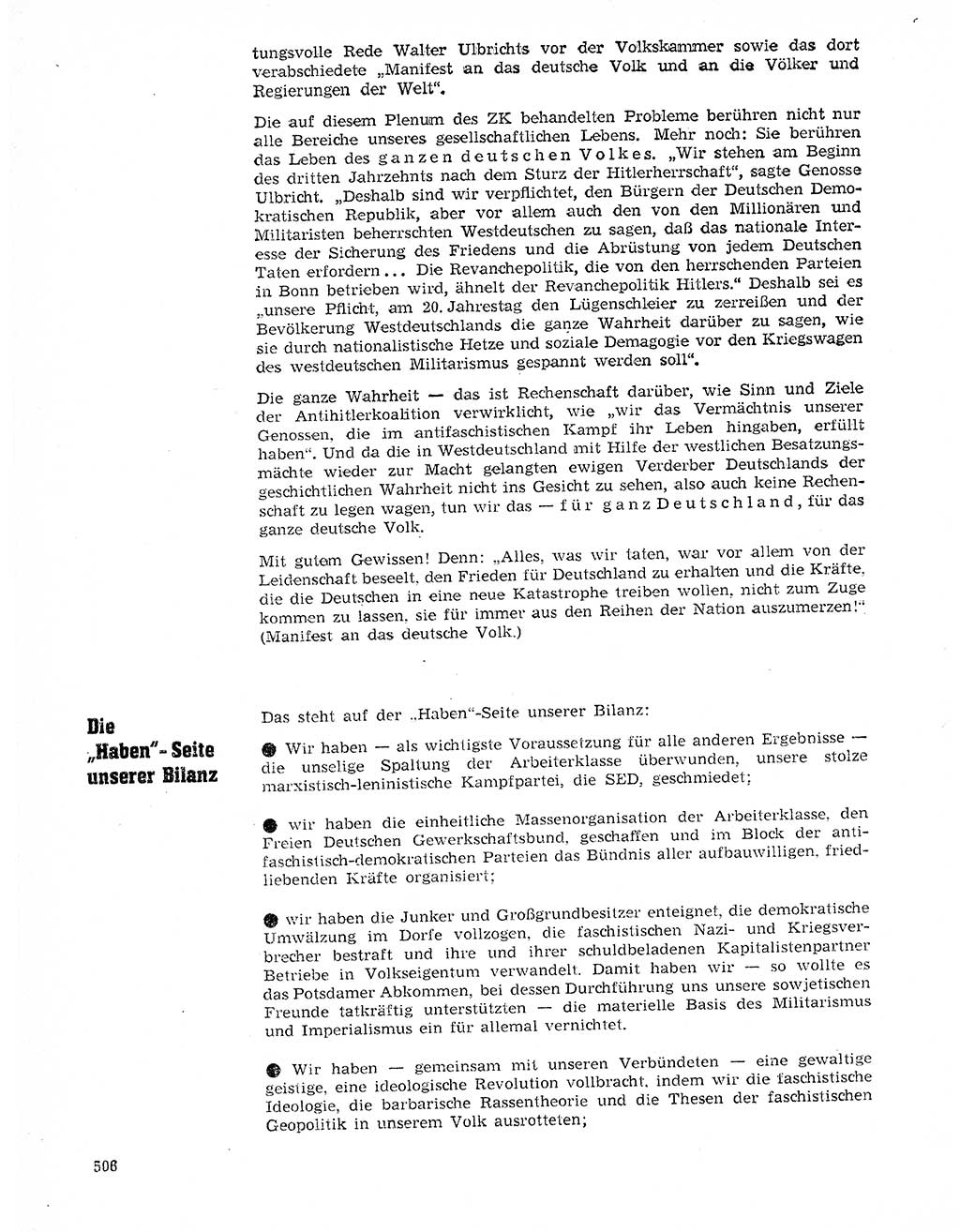 Neuer Weg (NW), Organ des Zentralkomitees (ZK) der SED (Sozialistische Einheitspartei Deutschlands) für Fragen des Parteilebens, 20. Jahrgang [Deutsche Demokratische Republik (DDR)] 1965, Seite 490 (NW ZK SED DDR 1965, S. 490)