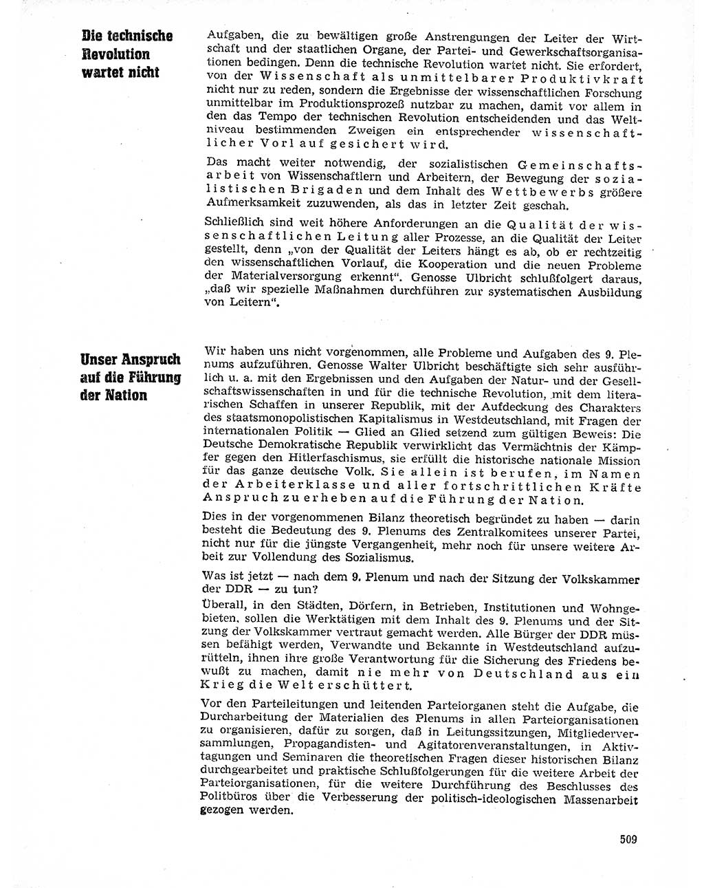 Neuer Weg (NW), Organ des Zentralkomitees (ZK) der SED (Sozialistische Einheitspartei Deutschlands) für Fragen des Parteilebens, 20. Jahrgang [Deutsche Demokratische Republik (DDR)] 1965, Seite 493 (NW ZK SED DDR 1965, S. 493)
