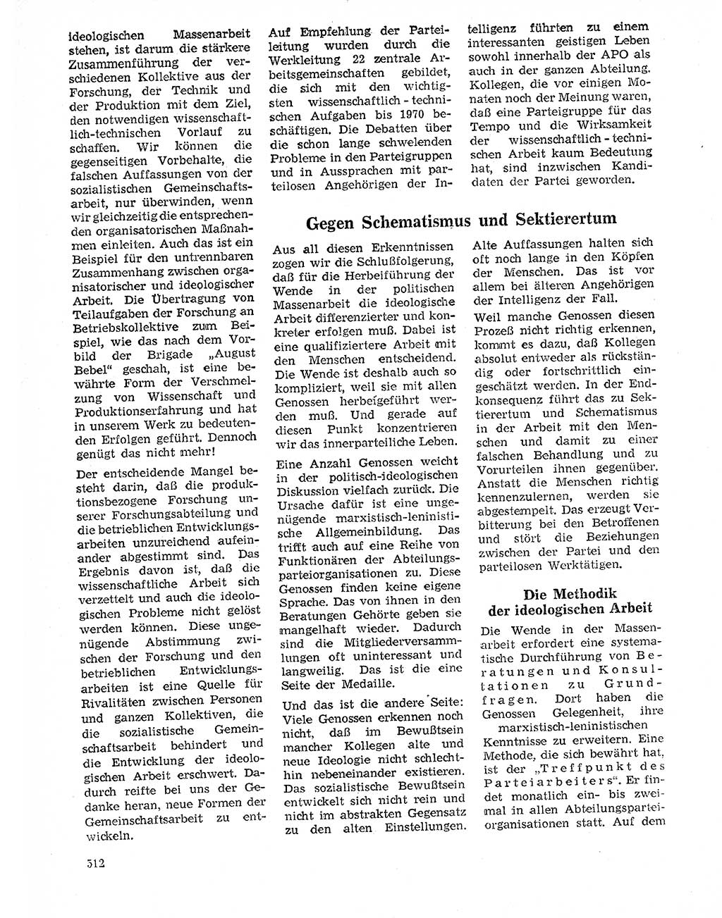 Neuer Weg (NW), Organ des Zentralkomitees (ZK) der SED (Sozialistische Einheitspartei Deutschlands) für Fragen des Parteilebens, 20. Jahrgang [Deutsche Demokratische Republik (DDR)] 1965, Seite 496 (NW ZK SED DDR 1965, S. 496)