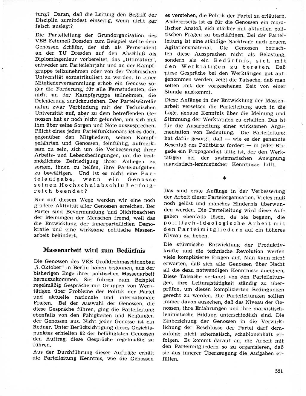 Neuer Weg (NW), Organ des Zentralkomitees (ZK) der SED (Sozialistische Einheitspartei Deutschlands) für Fragen des Parteilebens, 20. Jahrgang [Deutsche Demokratische Republik (DDR)] 1965, Seite 505 (NW ZK SED DDR 1965, S. 505)