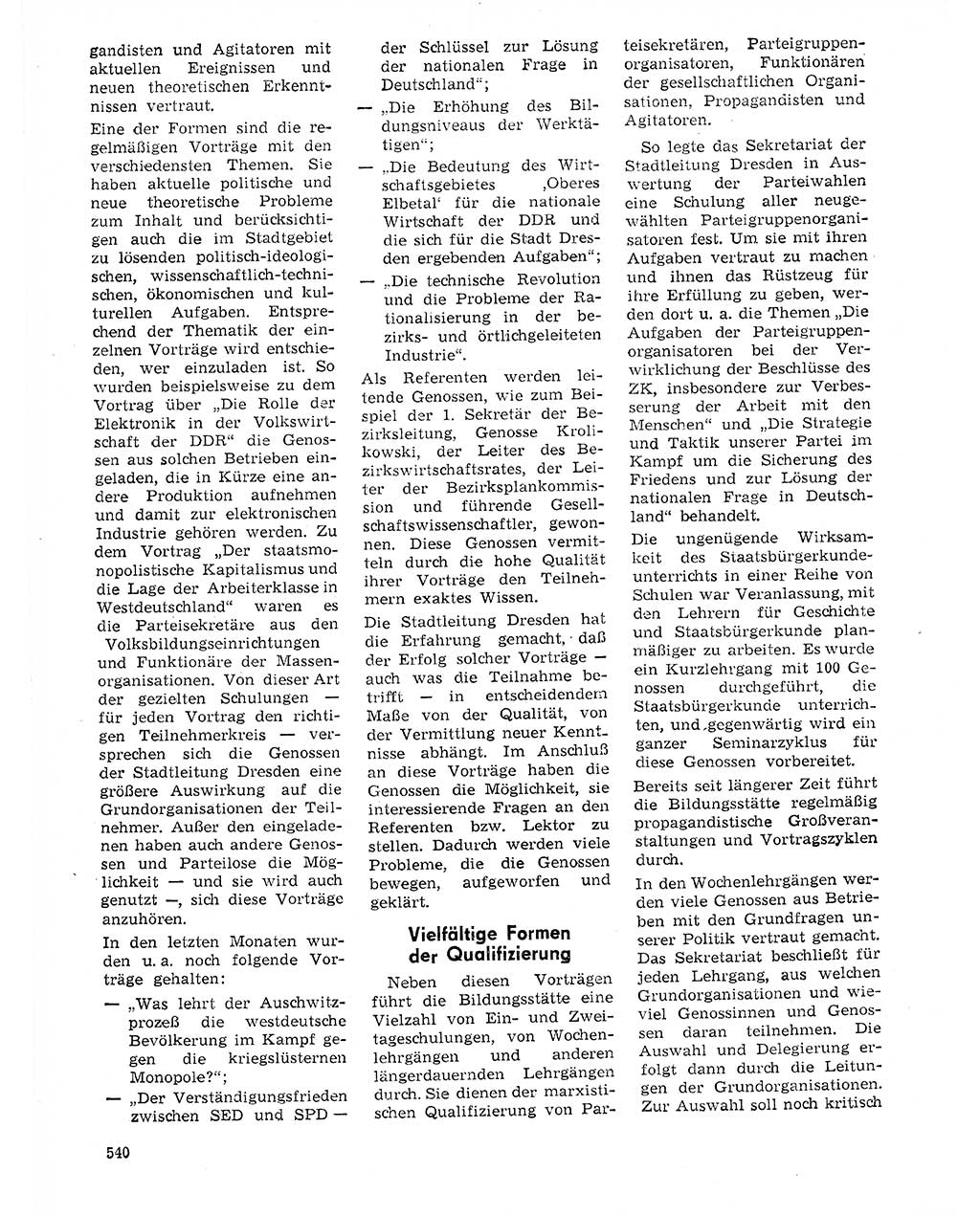 Neuer Weg (NW), Organ des Zentralkomitees (ZK) der SED (Sozialistische Einheitspartei Deutschlands) für Fragen des Parteilebens, 20. Jahrgang [Deutsche Demokratische Republik (DDR)] 1965, Seite 524 (NW ZK SED DDR 1965, S. 524)