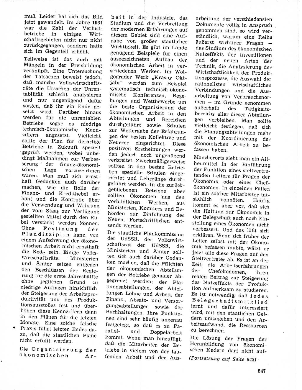 Neuer Weg (NW), Organ des Zentralkomitees (ZK) der SED (Sozialistische Einheitspartei Deutschlands) für Fragen des Parteilebens, 20. Jahrgang [Deutsche Demokratische Republik (DDR)] 1965, Seite 531 (NW ZK SED DDR 1965, S. 531)