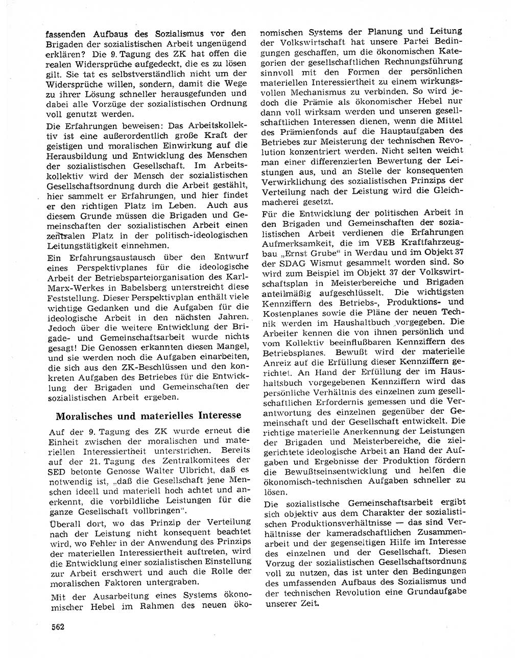 Neuer Weg (NW), Organ des Zentralkomitees (ZK) der SED (Sozialistische Einheitspartei Deutschlands) für Fragen des Parteilebens, 20. Jahrgang [Deutsche Demokratische Republik (DDR)] 1965, Seite 546 (NW ZK SED DDR 1965, S. 546)