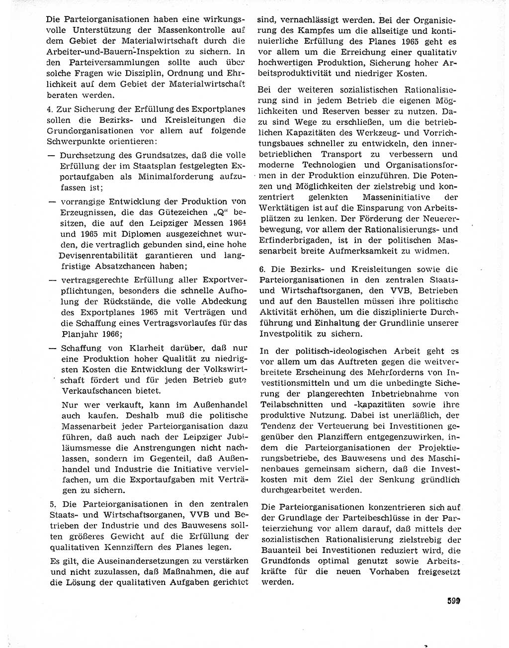 Neuer Weg (NW), Organ des Zentralkomitees (ZK) der SED (Sozialistische Einheitspartei Deutschlands) für Fragen des Parteilebens, 20. Jahrgang [Deutsche Demokratische Republik (DDR)] 1965, Seite 583 (NW ZK SED DDR 1965, S. 583)