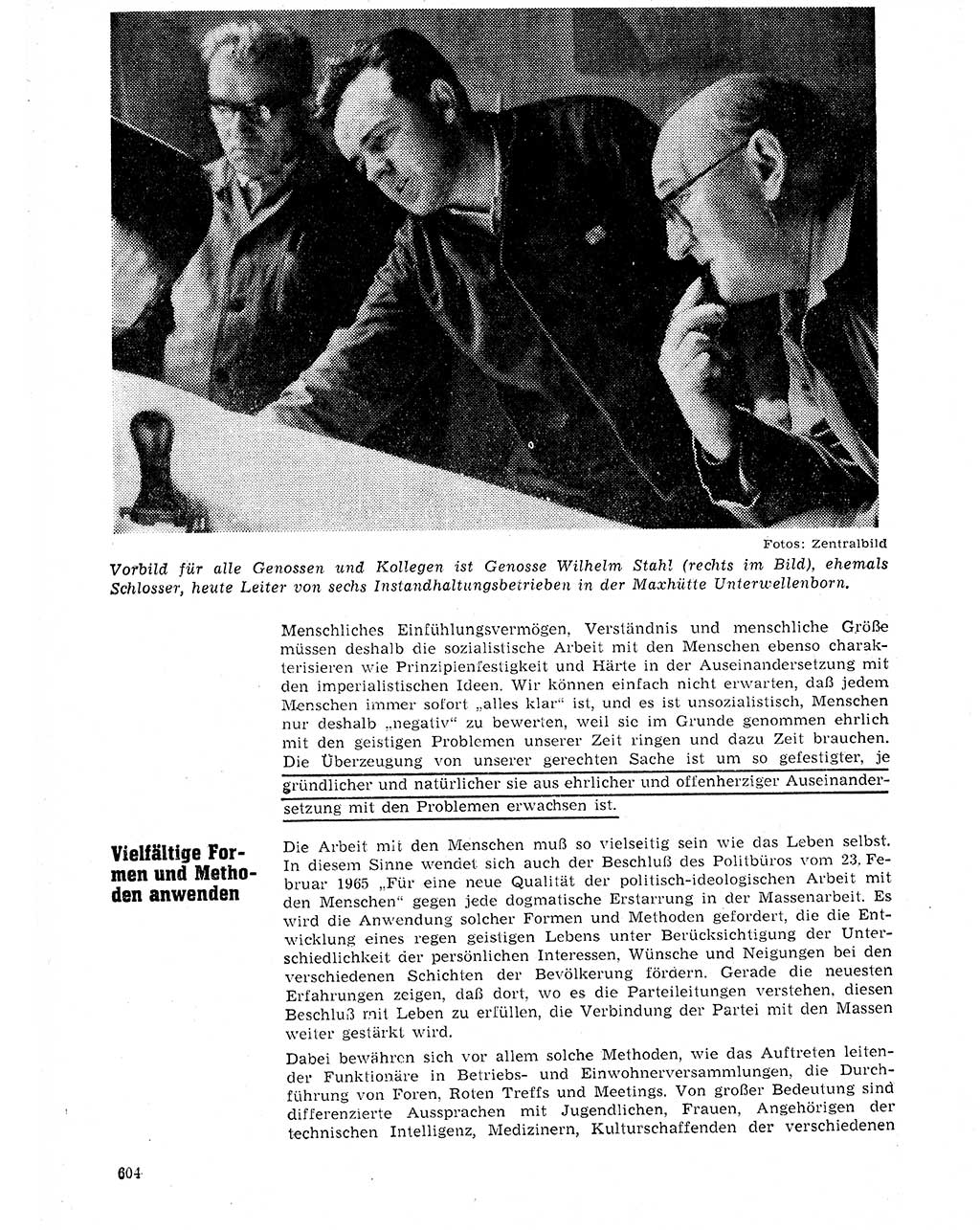 Neuer Weg (NW), Organ des Zentralkomitees (ZK) der SED (Sozialistische Einheitspartei Deutschlands) für Fragen des Parteilebens, 20. Jahrgang [Deutsche Demokratische Republik (DDR)] 1965, Seite 588 (NW ZK SED DDR 1965, S. 588)