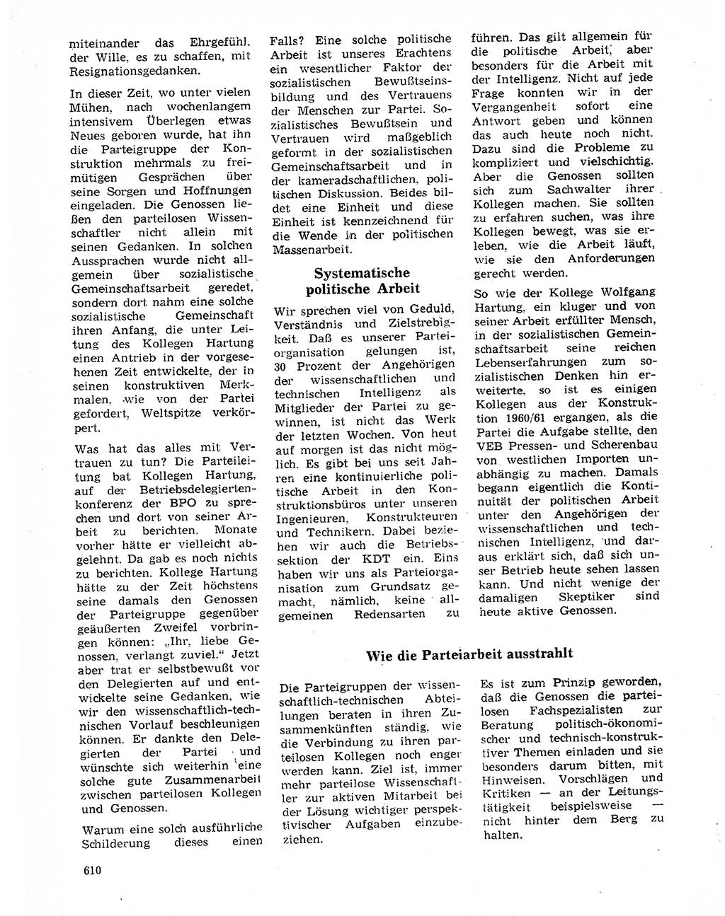 Neuer Weg (NW), Organ des Zentralkomitees (ZK) der SED (Sozialistische Einheitspartei Deutschlands) für Fragen des Parteilebens, 20. Jahrgang [Deutsche Demokratische Republik (DDR)] 1965, Seite 594 (NW ZK SED DDR 1965, S. 594)