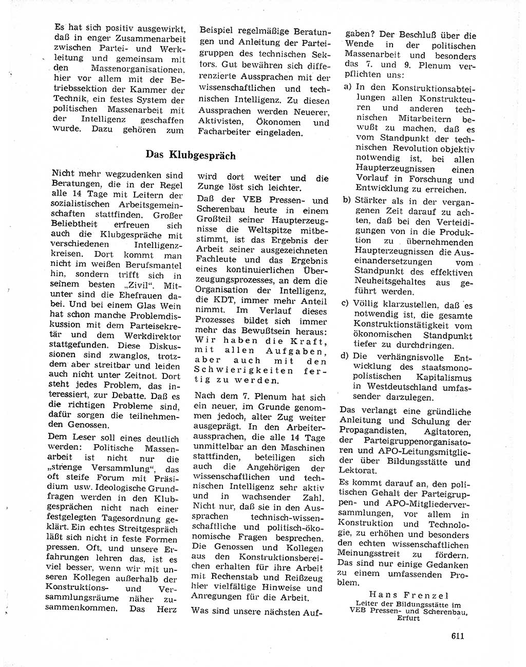 Neuer Weg (NW), Organ des Zentralkomitees (ZK) der SED (Sozialistische Einheitspartei Deutschlands) für Fragen des Parteilebens, 20. Jahrgang [Deutsche Demokratische Republik (DDR)] 1965, Seite 595 (NW ZK SED DDR 1965, S. 595)