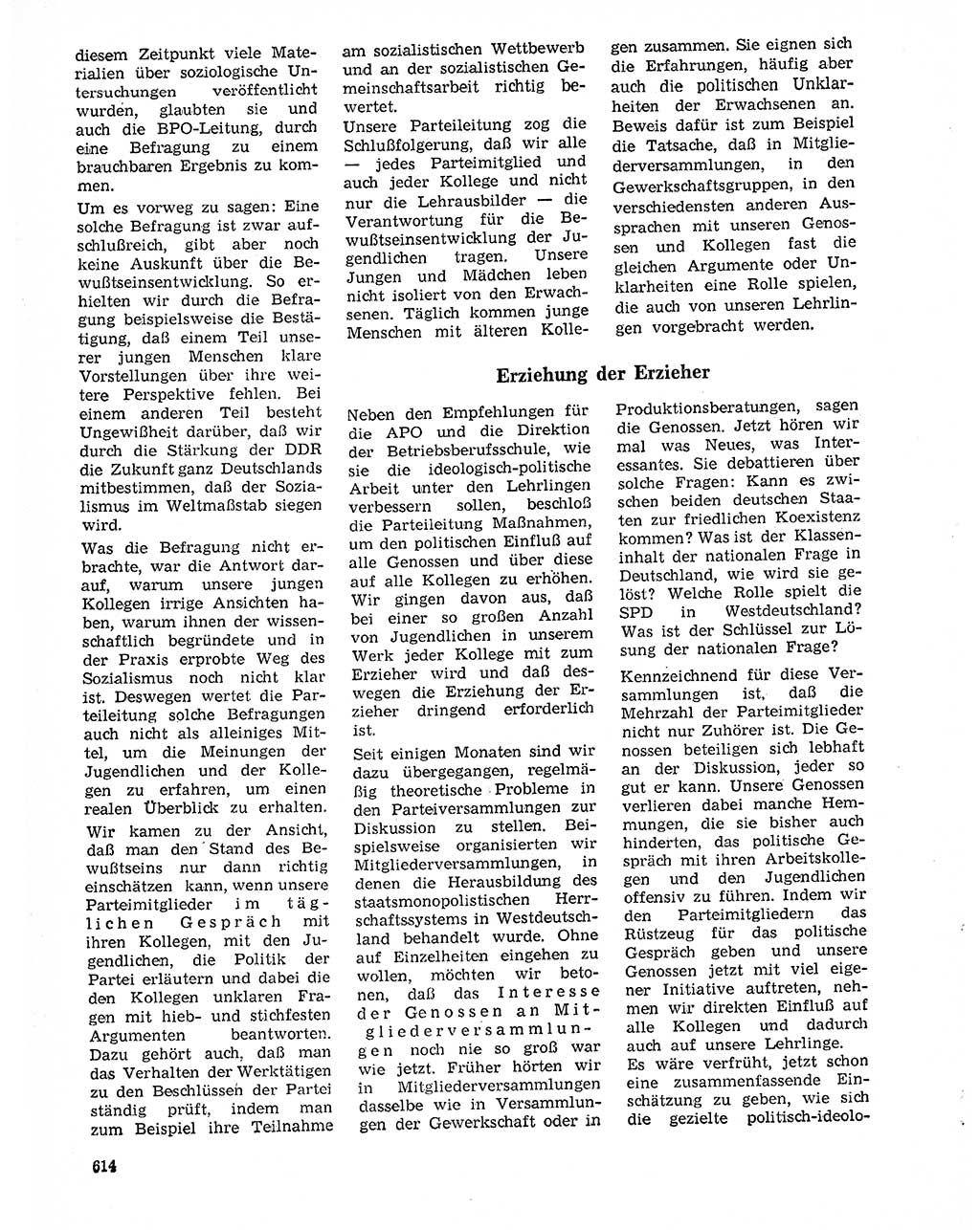 Neuer Weg (NW), Organ des Zentralkomitees (ZK) der SED (Sozialistische Einheitspartei Deutschlands) für Fragen des Parteilebens, 20. Jahrgang [Deutsche Demokratische Republik (DDR)] 1965, Seite 598 (NW ZK SED DDR 1965, S. 598)