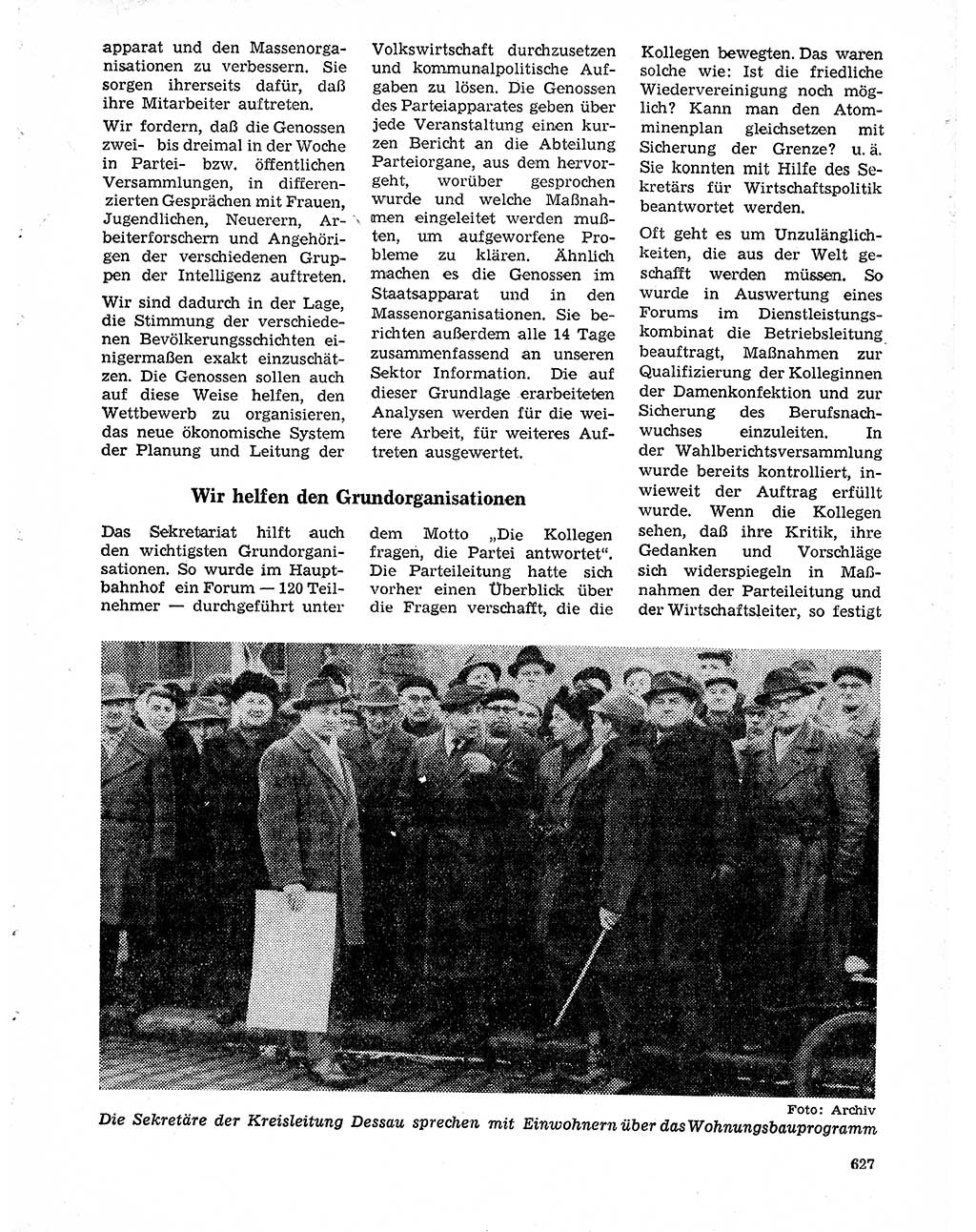 Neuer Weg (NW), Organ des Zentralkomitees (ZK) der SED (Sozialistische Einheitspartei Deutschlands) für Fragen des Parteilebens, 20. Jahrgang [Deutsche Demokratische Republik (DDR)] 1965, Seite 611 (NW ZK SED DDR 1965, S. 611)