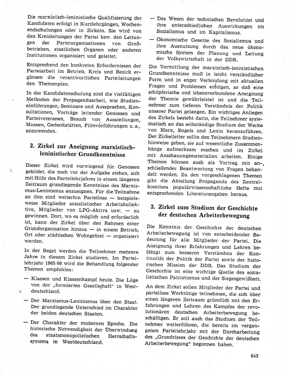 Neuer Weg (NW), Organ des Zentralkomitees (ZK) der SED (Sozialistische Einheitspartei Deutschlands) für Fragen des Parteilebens, 20. Jahrgang [Deutsche Demokratische Republik (DDR)] 1965, Seite 627 (NW ZK SED DDR 1965, S. 627)