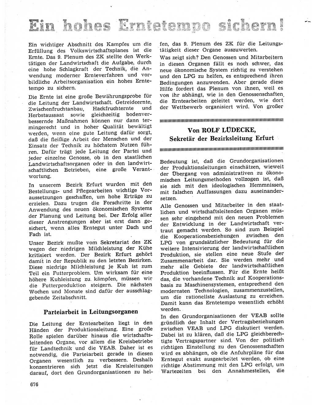 Neuer Weg (NW), Organ des Zentralkomitees (ZK) der SED (Sozialistische Einheitspartei Deutschlands) für Fragen des Parteilebens, 20. Jahrgang [Deutsche Demokratische Republik (DDR)] 1965, Seite 660 (NW ZK SED DDR 1965, S. 660)