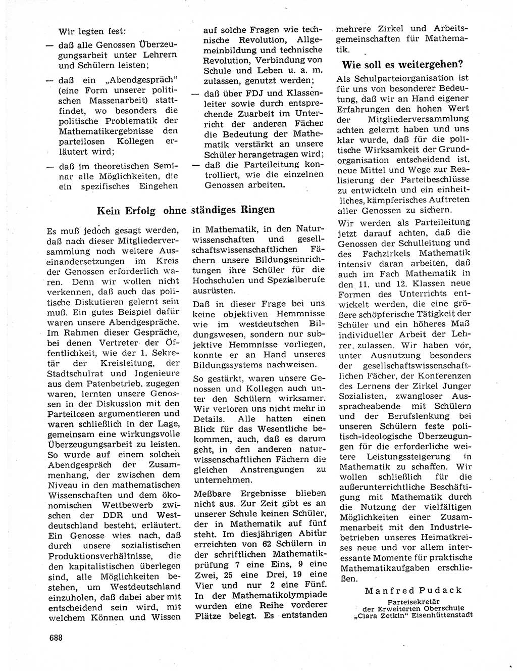Neuer Weg (NW), Organ des Zentralkomitees (ZK) der SED (Sozialistische Einheitspartei Deutschlands) für Fragen des Parteilebens, 20. Jahrgang [Deutsche Demokratische Republik (DDR)] 1965, Seite 672 (NW ZK SED DDR 1965, S. 672)