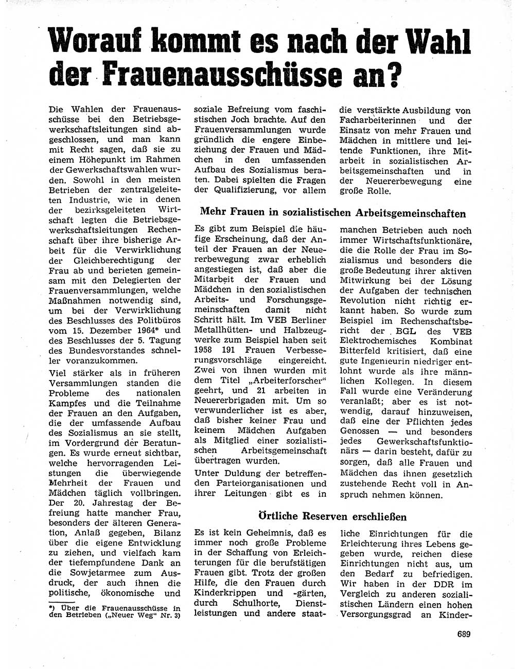 Neuer Weg (NW), Organ des Zentralkomitees (ZK) der SED (Sozialistische Einheitspartei Deutschlands) für Fragen des Parteilebens, 20. Jahrgang [Deutsche Demokratische Republik (DDR)] 1965, Seite 673 (NW ZK SED DDR 1965, S. 673)