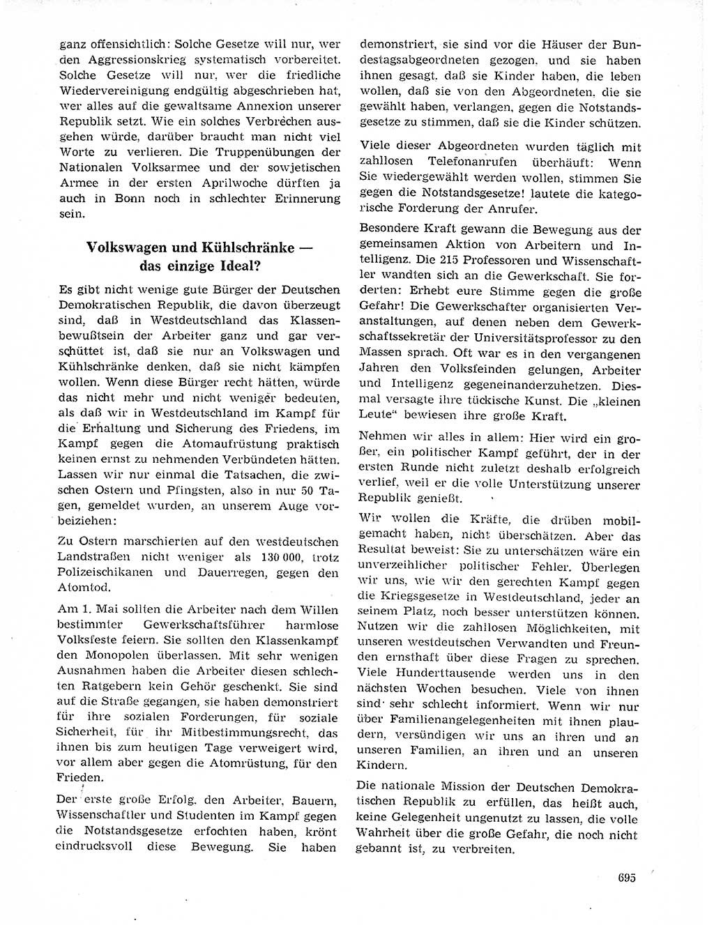 Neuer Weg (NW), Organ des Zentralkomitees (ZK) der SED (Sozialistische Einheitspartei Deutschlands) für Fragen des Parteilebens, 20. Jahrgang [Deutsche Demokratische Republik (DDR)] 1965, Seite 679 (NW ZK SED DDR 1965, S. 679)