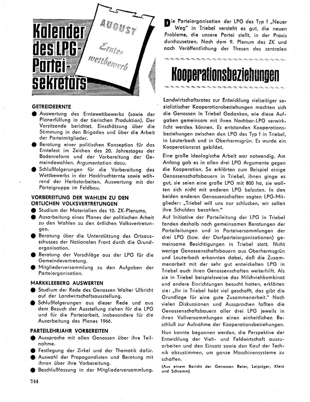 Neuer Weg (NW), Organ des Zentralkomitees (ZK) der SED (Sozialistische Einheitspartei Deutschlands) für Fragen des Parteilebens, 20. Jahrgang [Deutsche Demokratische Republik (DDR)] 1965, Seite 728 (NW ZK SED DDR 1965, S. 728)