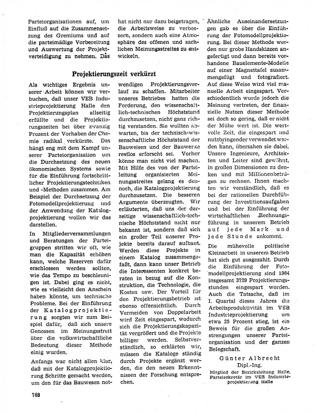 Neuer Weg (NW), Organ des Zentralkomitees (ZK) der SED (Sozialistische Einheitspartei Deutschlands) für Fragen des Parteilebens, 20. Jahrgang [Deutsche Demokratische Republik (DDR)] 1965, Seite 752 (NW ZK SED DDR 1965, S. 752)