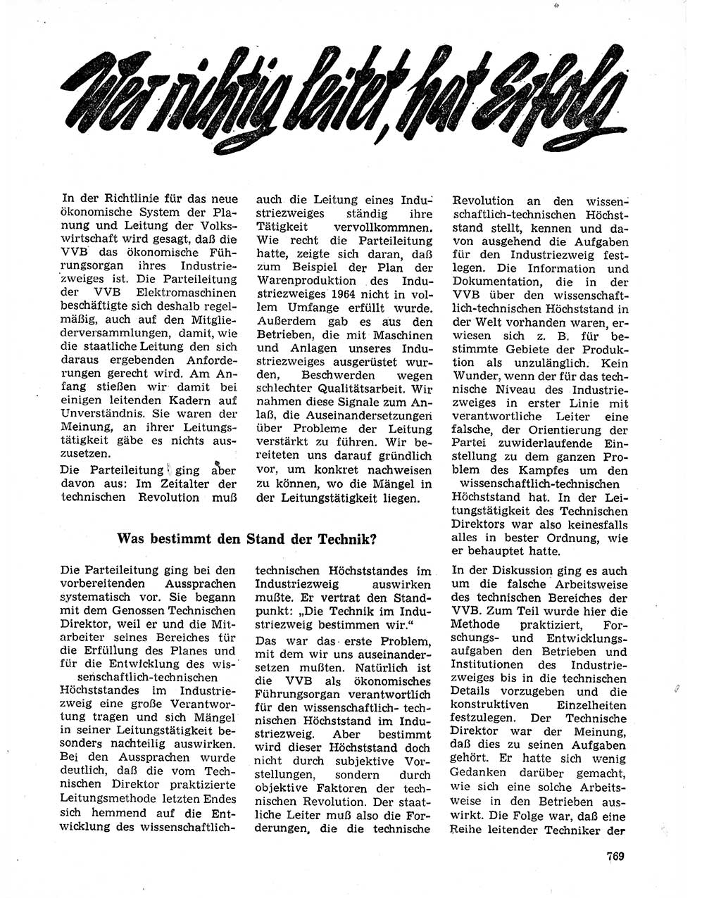 Neuer Weg (NW), Organ des Zentralkomitees (ZK) der SED (Sozialistische Einheitspartei Deutschlands) für Fragen des Parteilebens, 20. Jahrgang [Deutsche Demokratische Republik (DDR)] 1965, Seite 753 (NW ZK SED DDR 1965, S. 753)