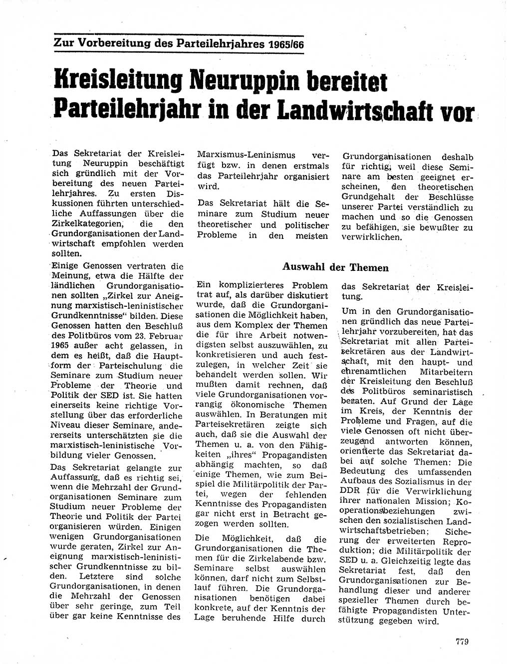 Neuer Weg (NW), Organ des Zentralkomitees (ZK) der SED (Sozialistische Einheitspartei Deutschlands) für Fragen des Parteilebens, 20. Jahrgang [Deutsche Demokratische Republik (DDR)] 1965, Seite 763 (NW ZK SED DDR 1965, S. 763)