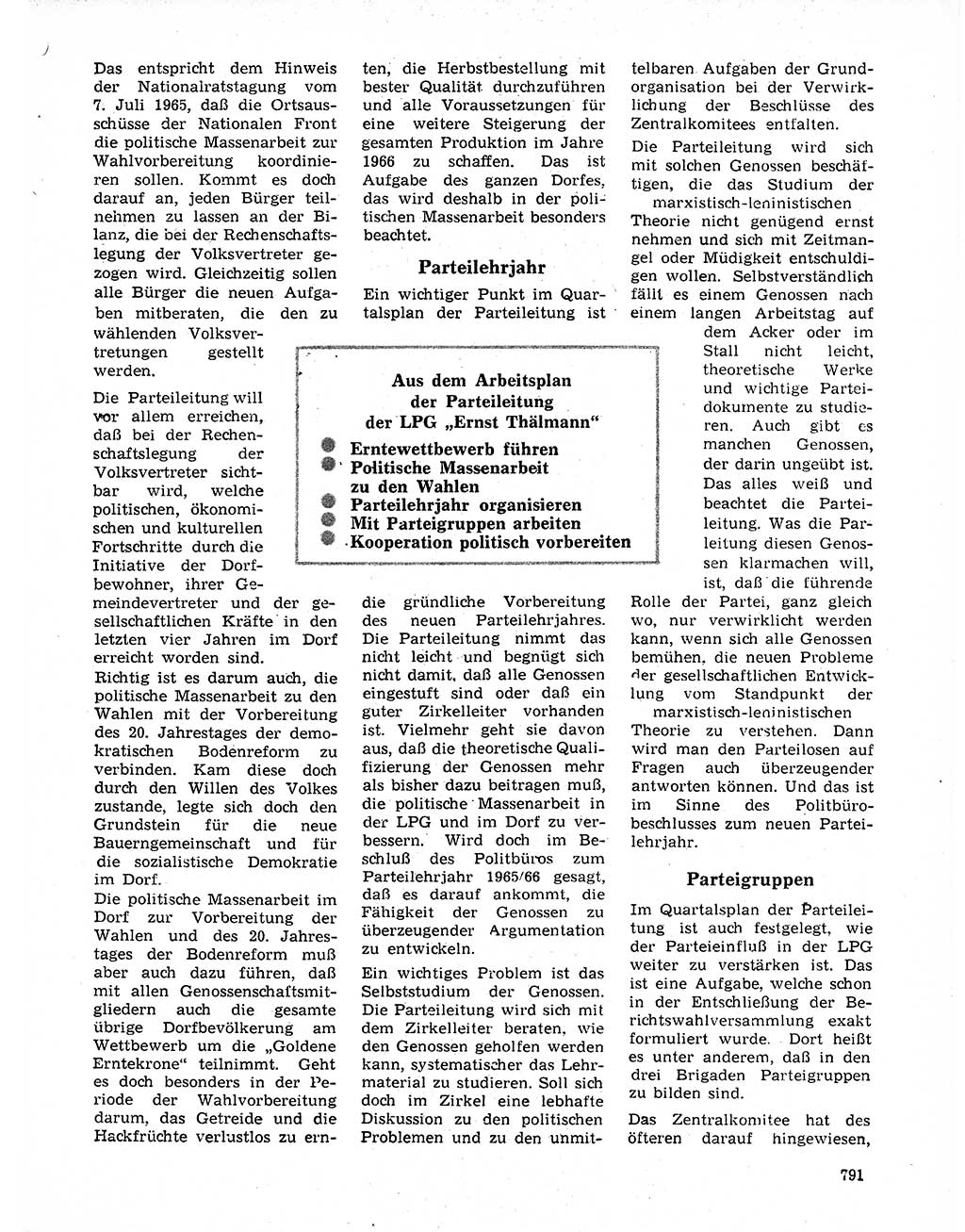 Neuer Weg (NW), Organ des Zentralkomitees (ZK) der SED (Sozialistische Einheitspartei Deutschlands) für Fragen des Parteilebens, 20. Jahrgang [Deutsche Demokratische Republik (DDR)] 1965, Seite 775 (NW ZK SED DDR 1965, S. 775)