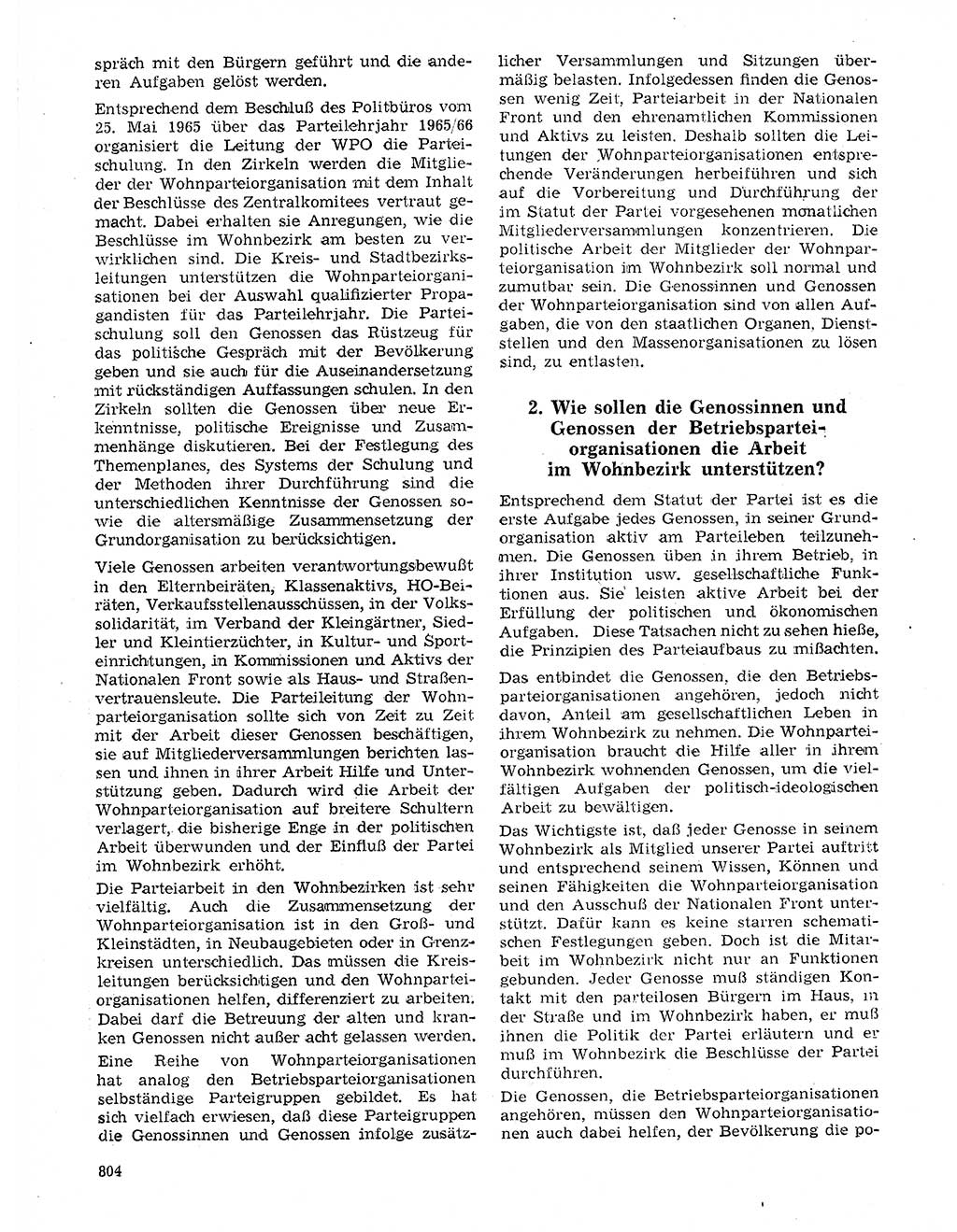 Neuer Weg (NW), Organ des Zentralkomitees (ZK) der SED (Sozialistische Einheitspartei Deutschlands) für Fragen des Parteilebens, 20. Jahrgang [Deutsche Demokratische Republik (DDR)] 1965, Seite 788 (NW ZK SED DDR 1965, S. 788)