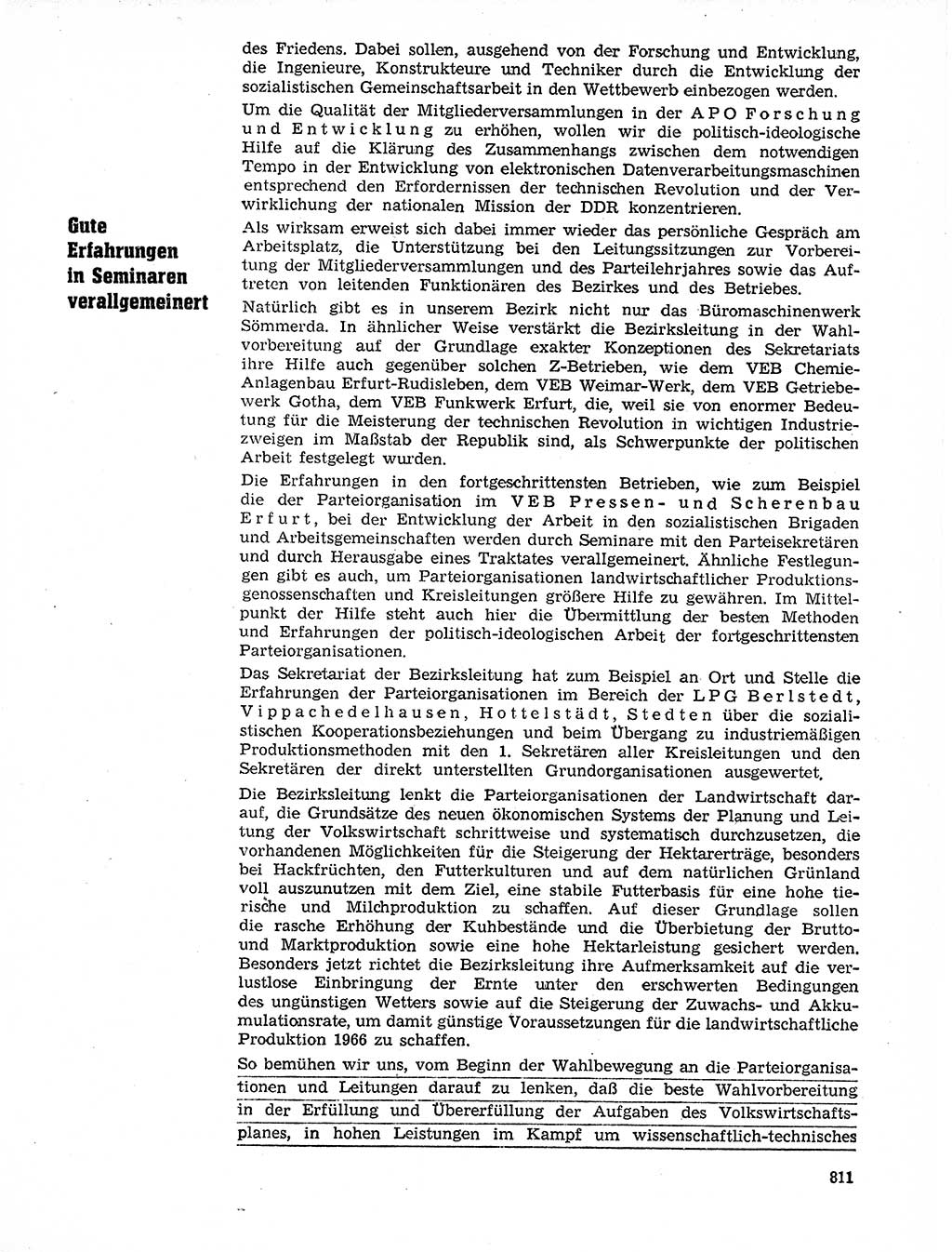 Neuer Weg (NW), Organ des Zentralkomitees (ZK) der SED (Sozialistische Einheitspartei Deutschlands) für Fragen des Parteilebens, 20. Jahrgang [Deutsche Demokratische Republik (DDR)] 1965, Seite 795 (NW ZK SED DDR 1965, S. 795)