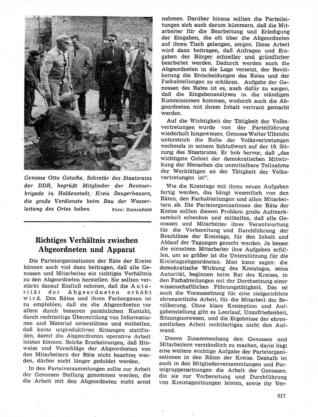 Neuer Weg (NW), Organ des Zentralkomitees (ZK) der SED (Sozialistische Einheitspartei Deutschlands) für Fragen des Parteilebens, 20. Jahrgang [Deutsche Demokratische Republik (DDR)] 1965, Seite 801 (NW ZK SED DDR 1965, S. 801)