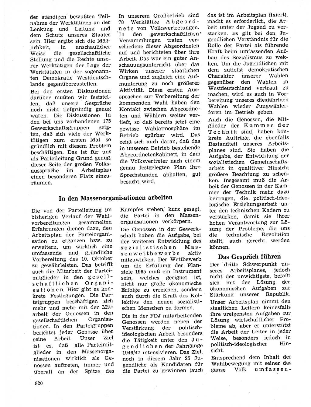 Neuer Weg (NW), Organ des Zentralkomitees (ZK) der SED (Sozialistische Einheitspartei Deutschlands) für Fragen des Parteilebens, 20. Jahrgang [Deutsche Demokratische Republik (DDR)] 1965, Seite 804 (NW ZK SED DDR 1965, S. 804)
