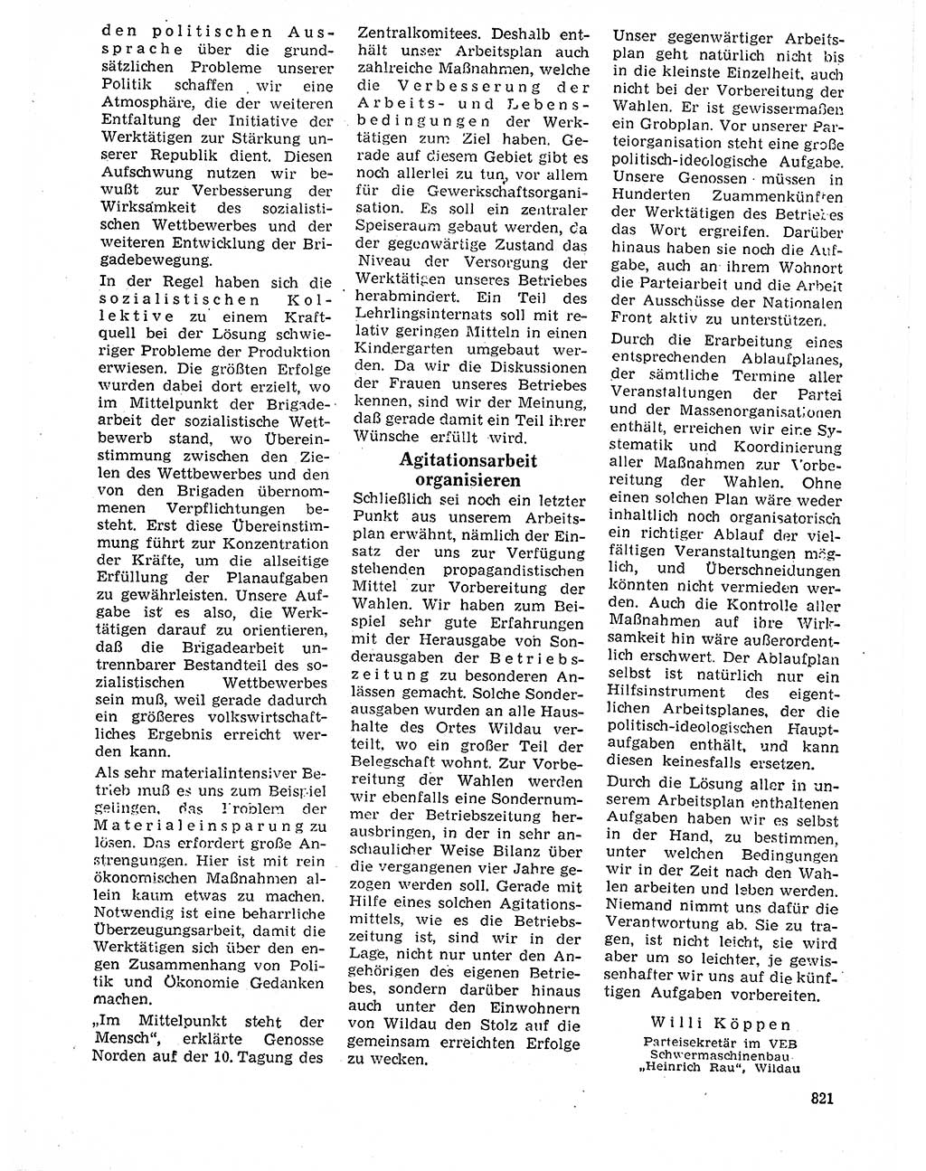 Neuer Weg (NW), Organ des Zentralkomitees (ZK) der SED (Sozialistische Einheitspartei Deutschlands) für Fragen des Parteilebens, 20. Jahrgang [Deutsche Demokratische Republik (DDR)] 1965, Seite 805 (NW ZK SED DDR 1965, S. 805)