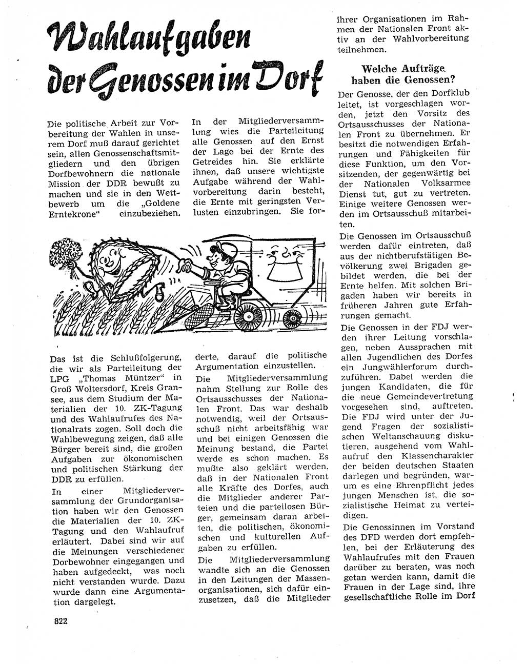 Neuer Weg (NW), Organ des Zentralkomitees (ZK) der SED (Sozialistische Einheitspartei Deutschlands) für Fragen des Parteilebens, 20. Jahrgang [Deutsche Demokratische Republik (DDR)] 1965, Seite 806 (NW ZK SED DDR 1965, S. 806)