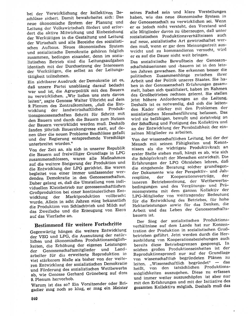 Neuer Weg (NW), Organ des Zentralkomitees (ZK) der SED (Sozialistische Einheitspartei Deutschlands) für Fragen des Parteilebens, 20. Jahrgang [Deutsche Demokratische Republik (DDR)] 1965, Seite 824 (NW ZK SED DDR 1965, S. 824)
