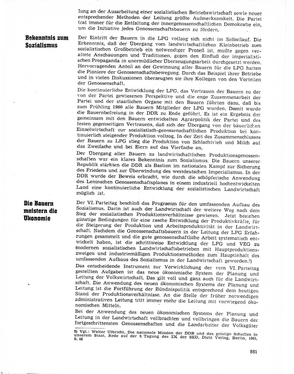 Neuer Weg (NW), Organ des Zentralkomitees (ZK) der SED (Sozialistische Einheitspartei Deutschlands) für Fragen des Parteilebens, 20. Jahrgang [Deutsche Demokratische Republik (DDR)] 1965, Seite 845 (NW ZK SED DDR 1965, S. 845)