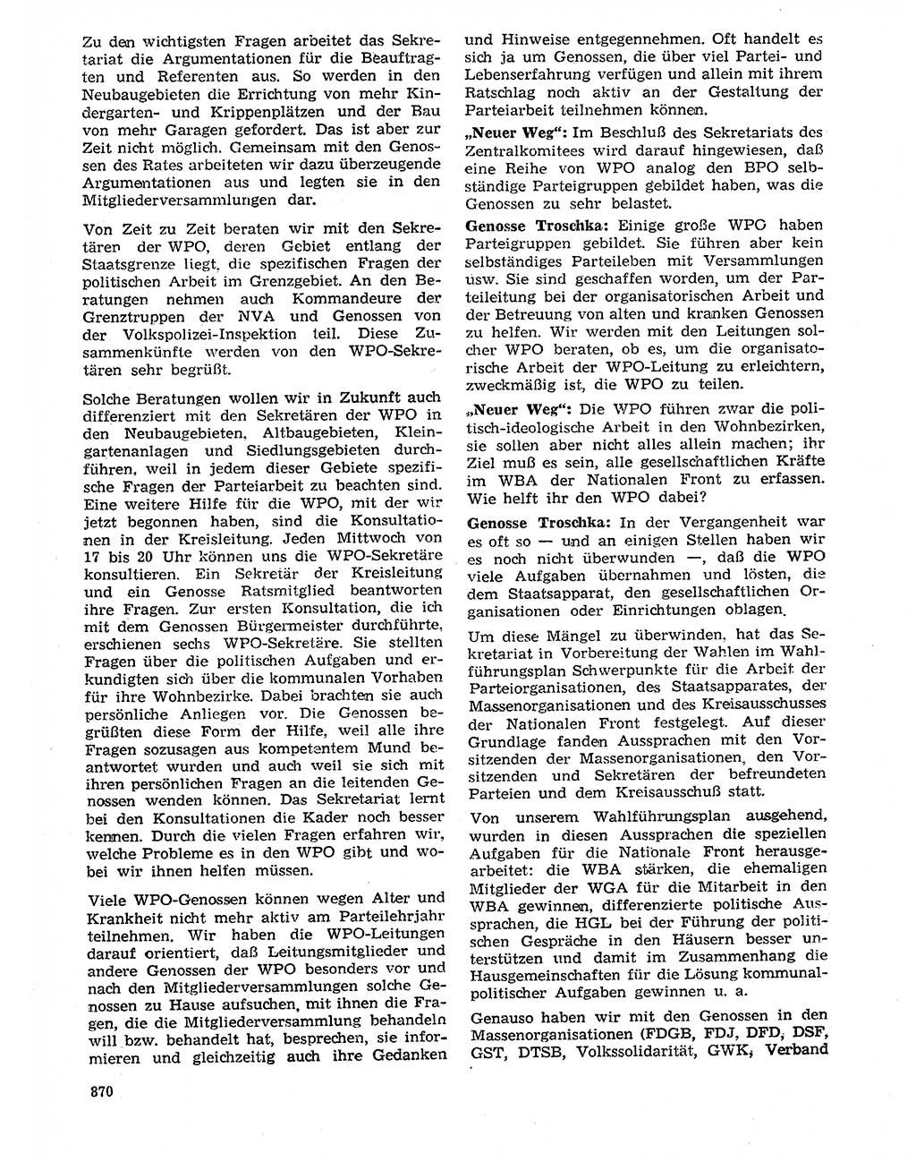 Neuer Weg (NW), Organ des Zentralkomitees (ZK) der SED (Sozialistische Einheitspartei Deutschlands) für Fragen des Parteilebens, 20. Jahrgang [Deutsche Demokratische Republik (DDR)] 1965, Seite 854 (NW ZK SED DDR 1965, S. 854)