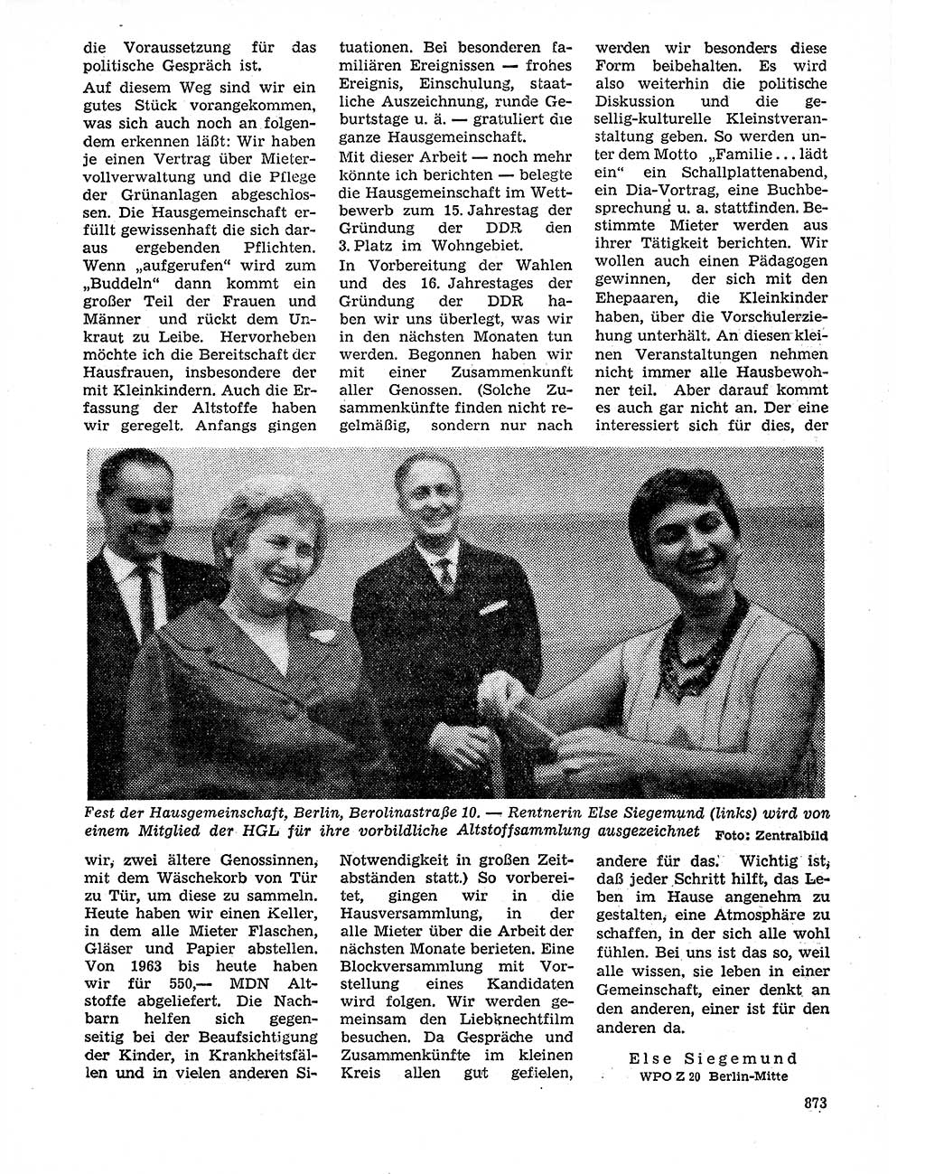 Neuer Weg (NW), Organ des Zentralkomitees (ZK) der SED (Sozialistische Einheitspartei Deutschlands) für Fragen des Parteilebens, 20. Jahrgang [Deutsche Demokratische Republik (DDR)] 1965, Seite 857 (NW ZK SED DDR 1965, S. 857)