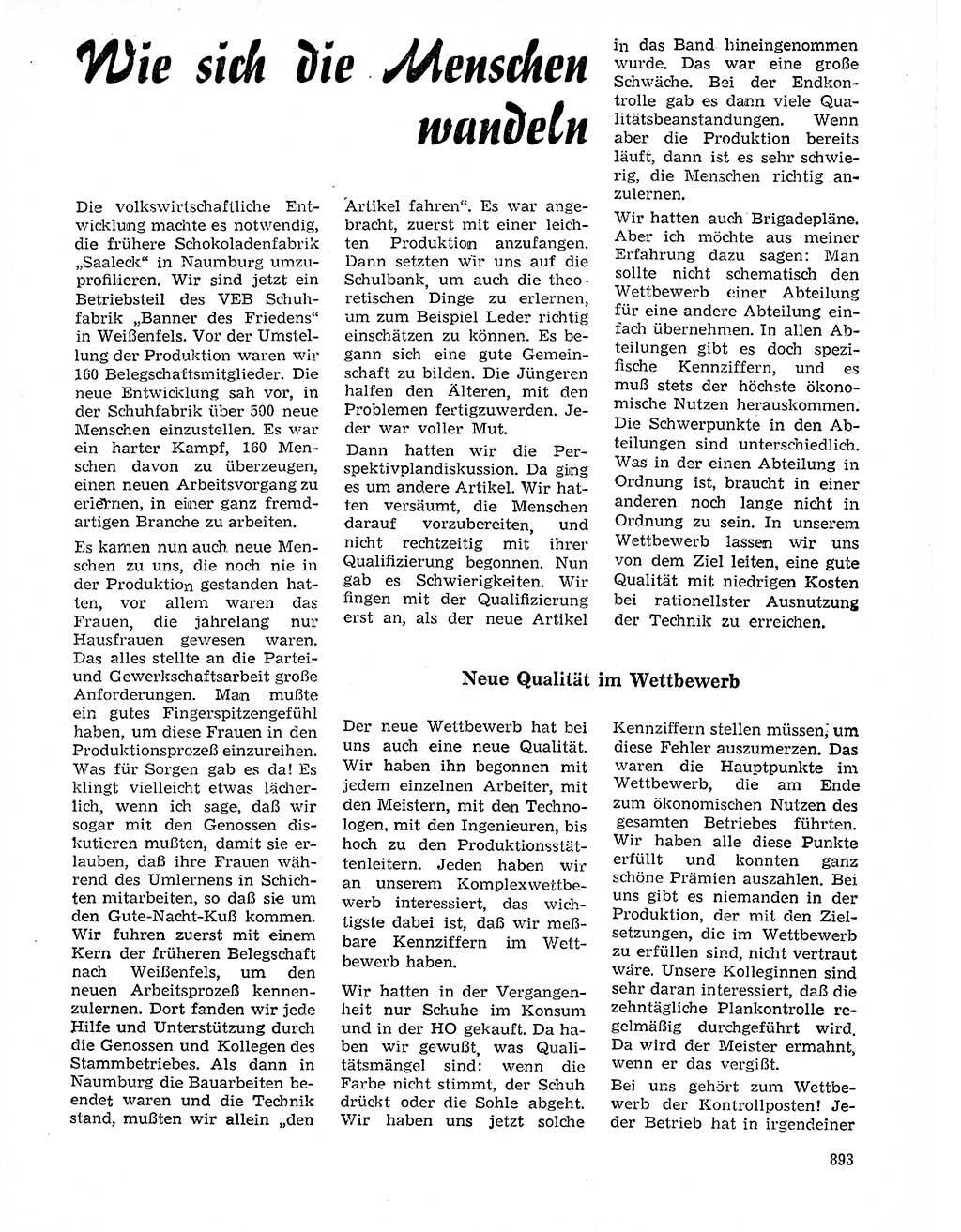Neuer Weg (NW), Organ des Zentralkomitees (ZK) der SED (Sozialistische Einheitspartei Deutschlands) für Fragen des Parteilebens, 20. Jahrgang [Deutsche Demokratische Republik (DDR)] 1965, Seite 877 (NW ZK SED DDR 1965, S. 877)