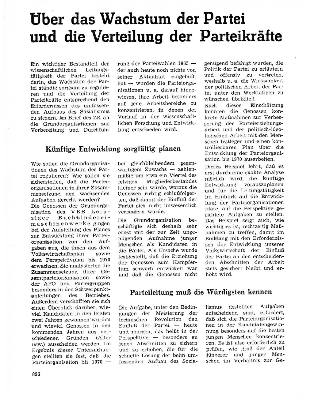Neuer Weg (NW), Organ des Zentralkomitees (ZK) der SED (Sozialistische Einheitspartei Deutschlands) für Fragen des Parteilebens, 20. Jahrgang [Deutsche Demokratische Republik (DDR)] 1965, Seite 880 (NW ZK SED DDR 1965, S. 880)