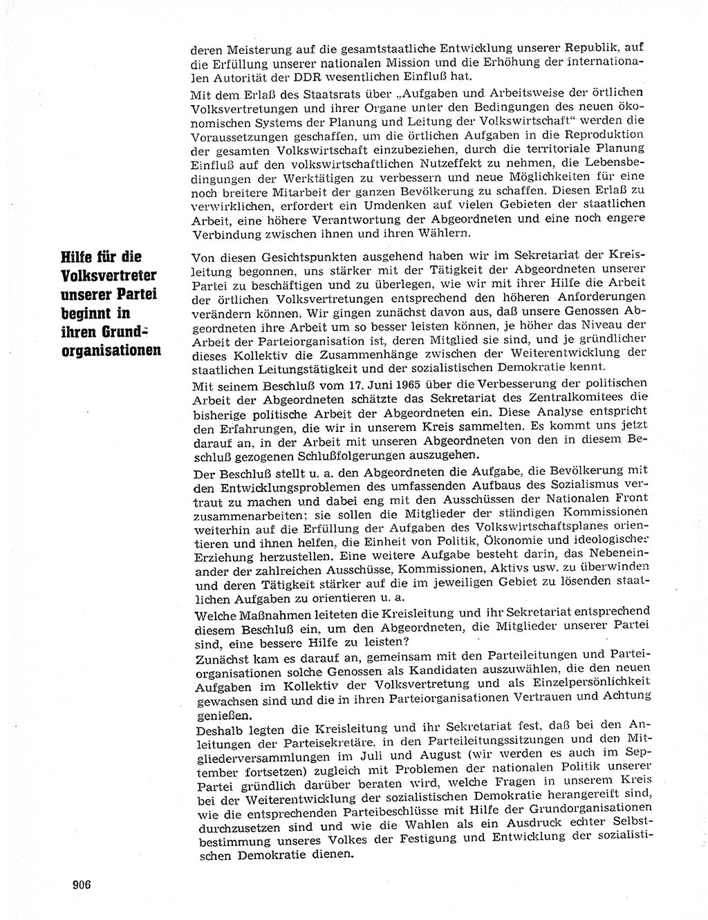 Neuer Weg (NW), Organ des Zentralkomitees (ZK) der SED (Sozialistische Einheitspartei Deutschlands) für Fragen des Parteilebens, 20. Jahrgang [Deutsche Demokratische Republik (DDR)] 1965, Seite 890 (NW ZK SED DDR 1965, S. 890)