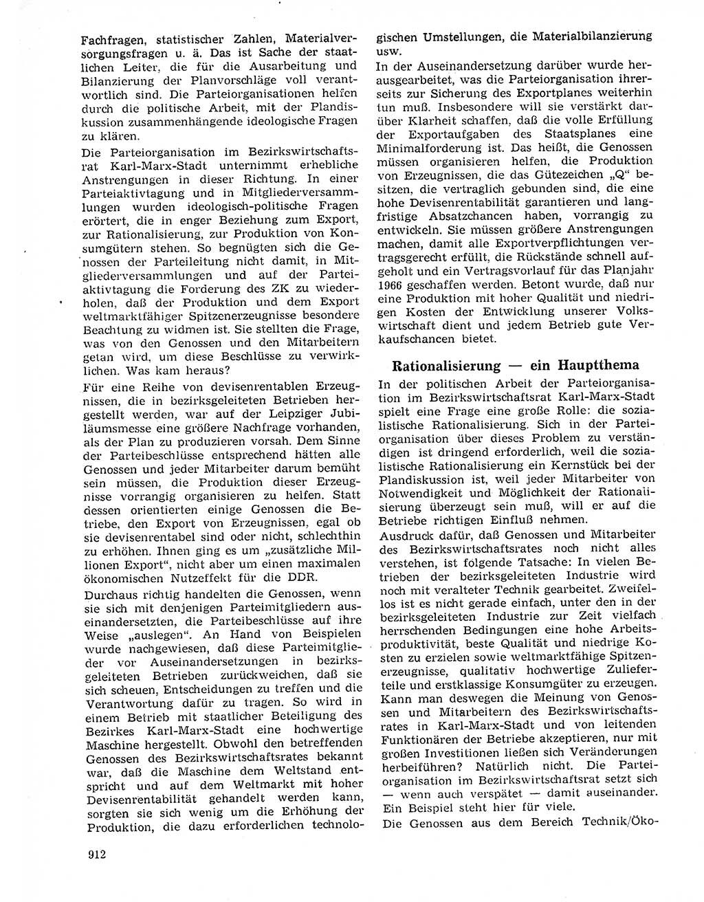 Neuer Weg (NW), Organ des Zentralkomitees (ZK) der SED (Sozialistische Einheitspartei Deutschlands) für Fragen des Parteilebens, 20. Jahrgang [Deutsche Demokratische Republik (DDR)] 1965, Seite 896 (NW ZK SED DDR 1965, S. 896)