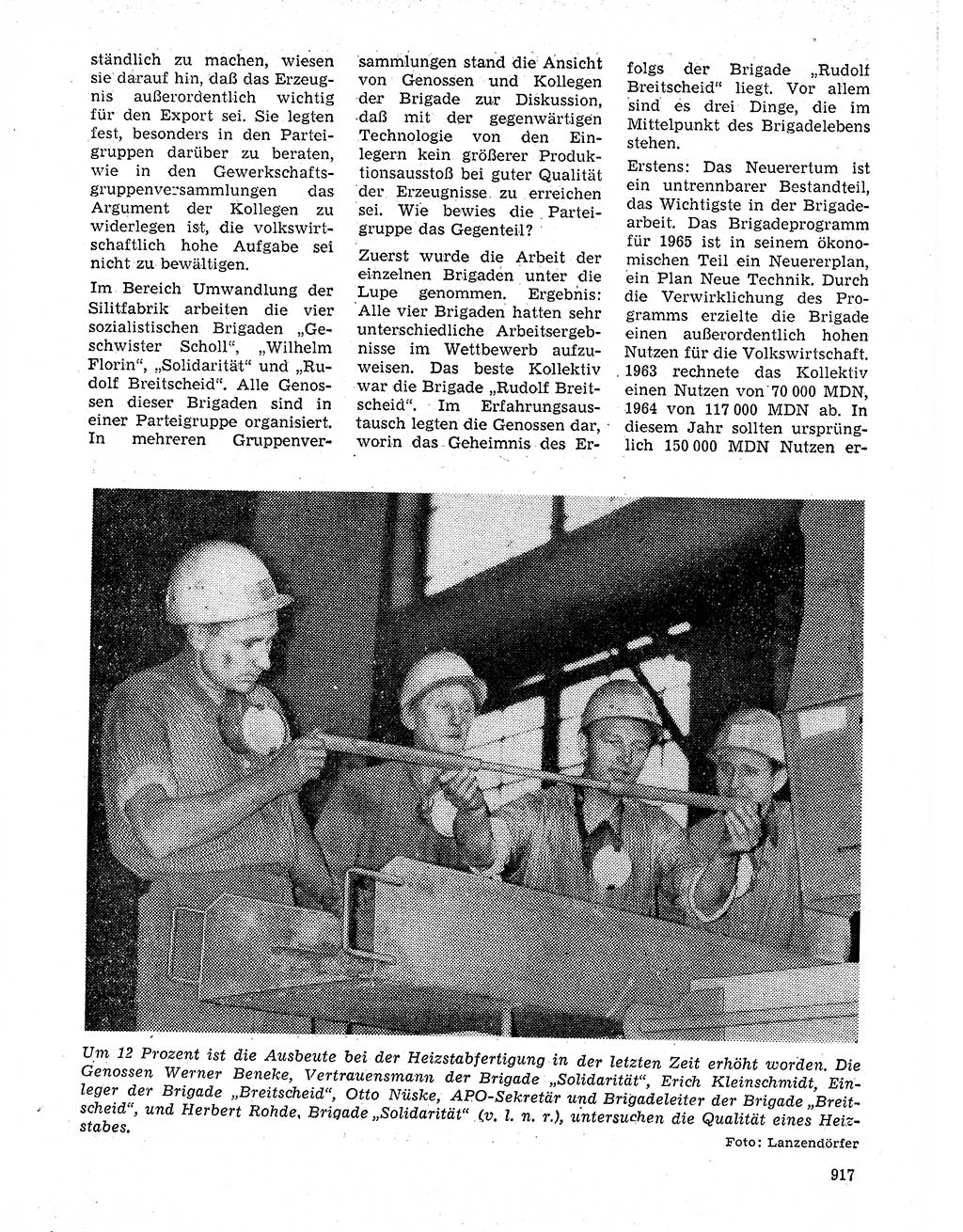 Neuer Weg (NW), Organ des Zentralkomitees (ZK) der SED (Sozialistische Einheitspartei Deutschlands) für Fragen des Parteilebens, 20. Jahrgang [Deutsche Demokratische Republik (DDR)] 1965, Seite 901 (NW ZK SED DDR 1965, S. 901)
