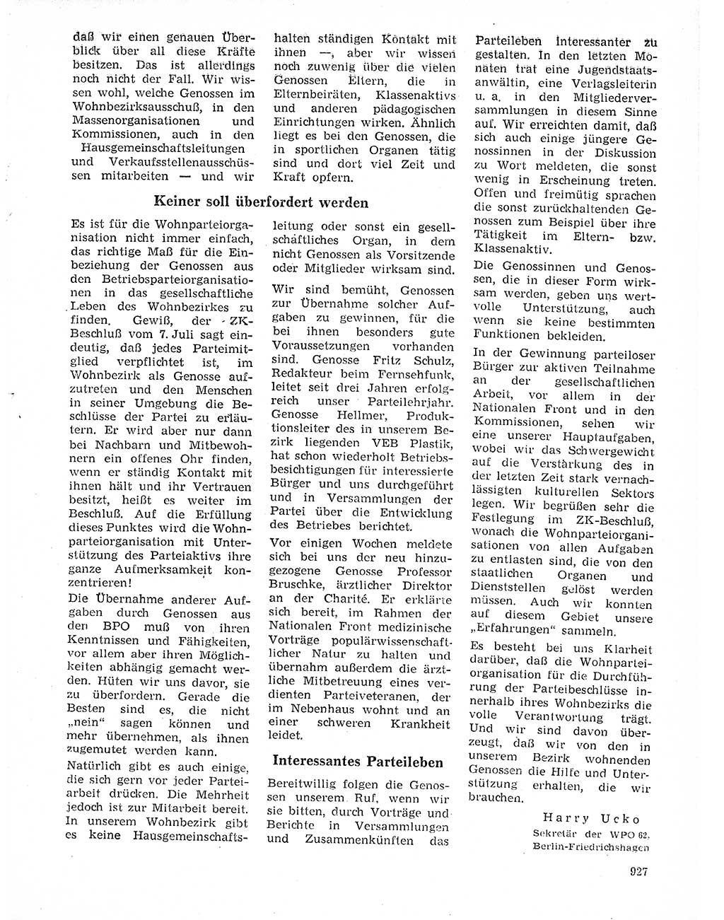 Neuer Weg (NW), Organ des Zentralkomitees (ZK) der SED (Sozialistische Einheitspartei Deutschlands) für Fragen des Parteilebens, 20. Jahrgang [Deutsche Demokratische Republik (DDR)] 1965, Seite 911 (NW ZK SED DDR 1965, S. 911)