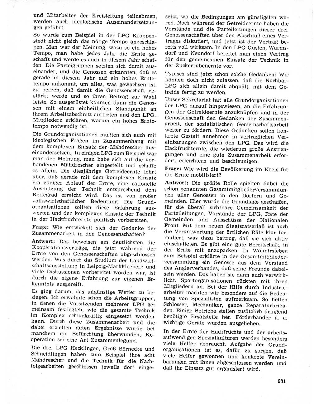 Neuer Weg (NW), Organ des Zentralkomitees (ZK) der SED (Sozialistische Einheitspartei Deutschlands) für Fragen des Parteilebens, 20. Jahrgang [Deutsche Demokratische Republik (DDR)] 1965, Seite 915 (NW ZK SED DDR 1965, S. 915)