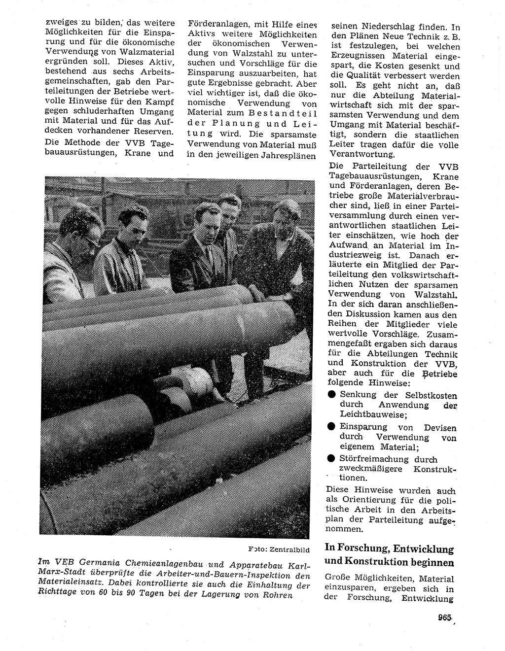 Neuer Weg (NW), Organ des Zentralkomitees (ZK) der SED (Sozialistische Einheitspartei Deutschlands) für Fragen des Parteilebens, 20. Jahrgang [Deutsche Demokratische Republik (DDR)] 1965, Seite 949 (NW ZK SED DDR 1965, S. 949)
