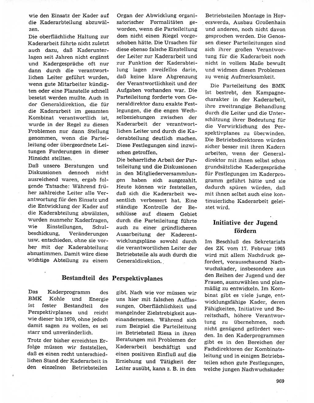 Neuer Weg (NW), Organ des Zentralkomitees (ZK) der SED (Sozialistische Einheitspartei Deutschlands) für Fragen des Parteilebens, 20. Jahrgang [Deutsche Demokratische Republik (DDR)] 1965, Seite 953 (NW ZK SED DDR 1965, S. 953)