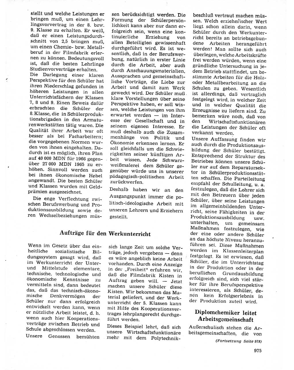 Neuer Weg (NW), Organ des Zentralkomitees (ZK) der SED (Sozialistische Einheitspartei Deutschlands) für Fragen des Parteilebens, 20. Jahrgang [Deutsche Demokratische Republik (DDR)] 1965, Seite 959 (NW ZK SED DDR 1965, S. 959)