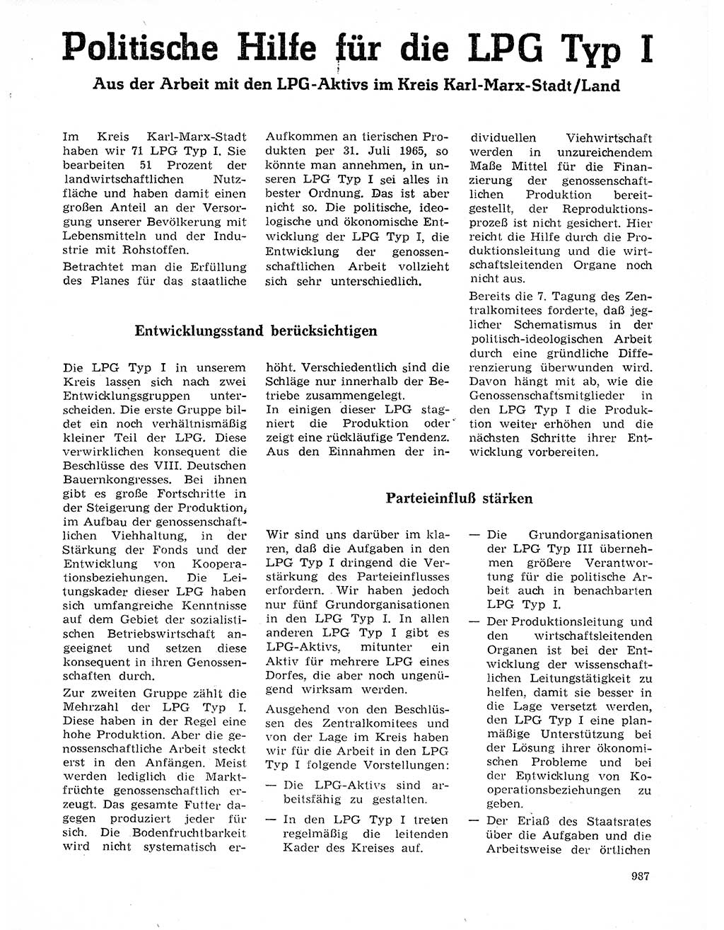 Neuer Weg (NW), Organ des Zentralkomitees (ZK) der SED (Sozialistische Einheitspartei Deutschlands) für Fragen des Parteilebens, 20. Jahrgang [Deutsche Demokratische Republik (DDR)] 1965, Seite 971 (NW ZK SED DDR 1965, S. 971)