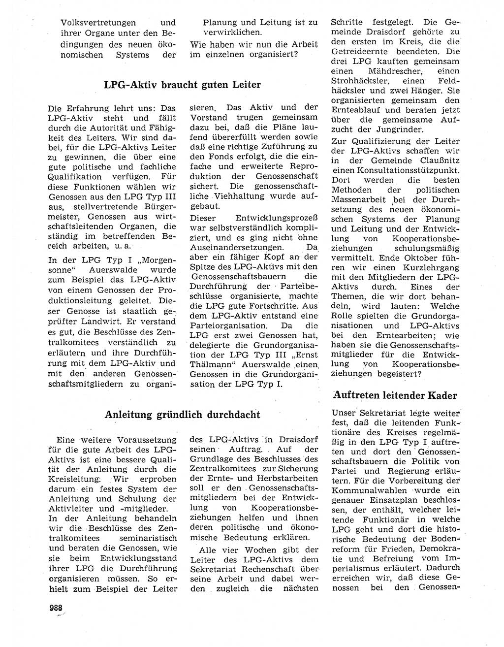 Neuer Weg (NW), Organ des Zentralkomitees (ZK) der SED (Sozialistische Einheitspartei Deutschlands) für Fragen des Parteilebens, 20. Jahrgang [Deutsche Demokratische Republik (DDR)] 1965, Seite 972 (NW ZK SED DDR 1965, S. 972)